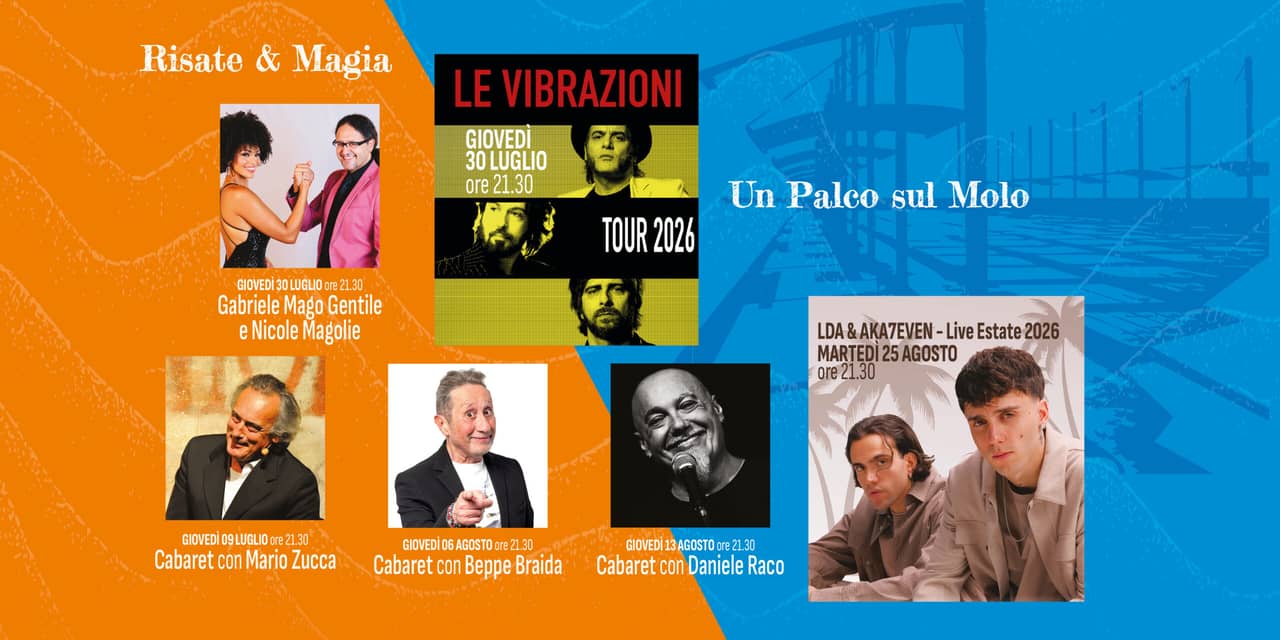 Serate incantate i grandi eventi sul Molo