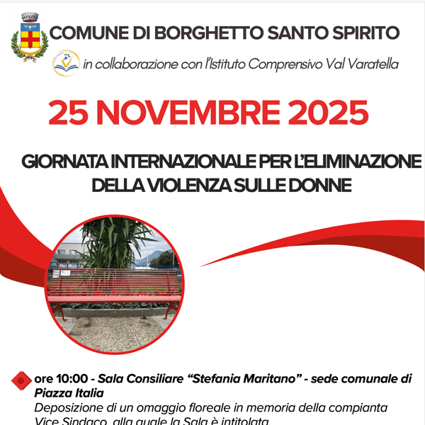 Giornata Internazionale per l’Eliminazione della Violenza sulle Donne