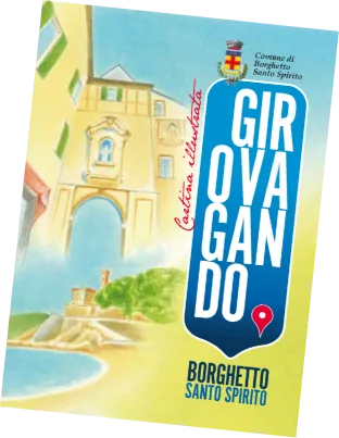 Mappa illustrata di Borghetto Santo Spirito