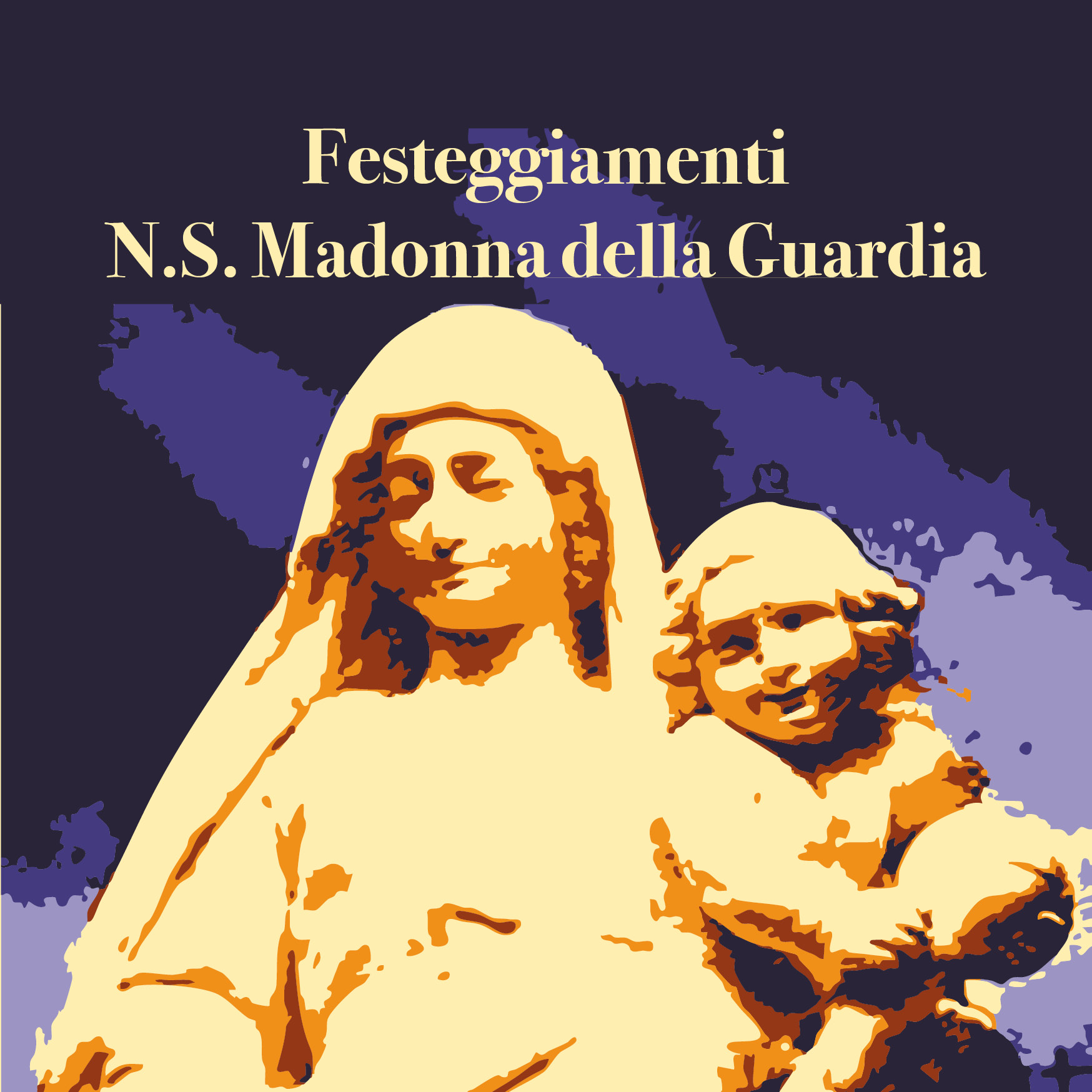 FESTEGGIAMENTI N.S. MADONNA DELLA GUARDIA - PICCOLA PROCESSIONE DA ORATORIO S. GIUSEPPE A PARROCCHIA S. MATTEO